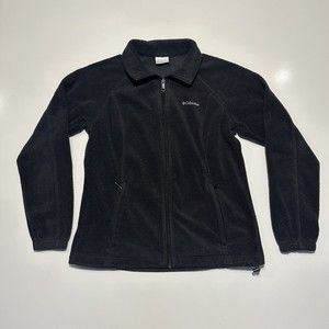 Columbia - Outdoor Sherpa Jacket  - Women's Large - Black - EUC